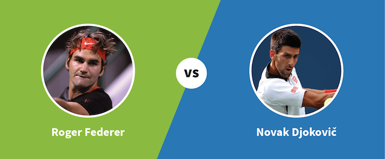 Roger Federer vs. Novak Djokovič - Paylab blog